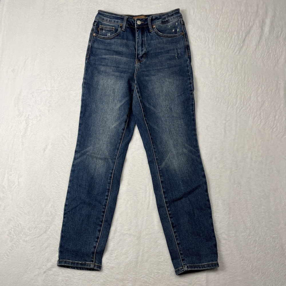 Judy Blue High Rise Slim Fit Jeans Women 5/27 Medium Wash Stretch Denim